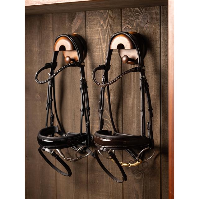 Hoofdstel LeMieux Kudos Dressage Lak Bruin-bruin