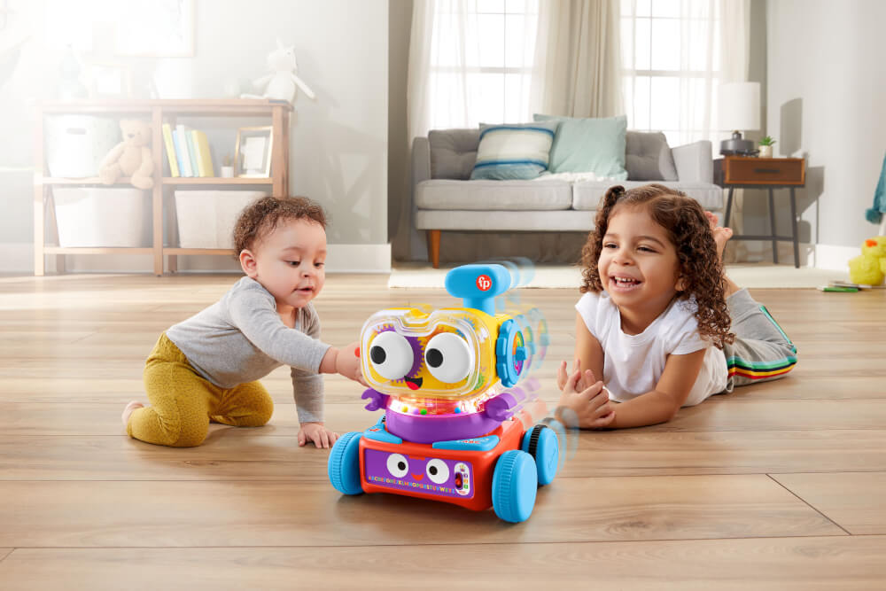 Mattel HCK39 Fisher-Price Robi der 4-in-1 Lernroboter