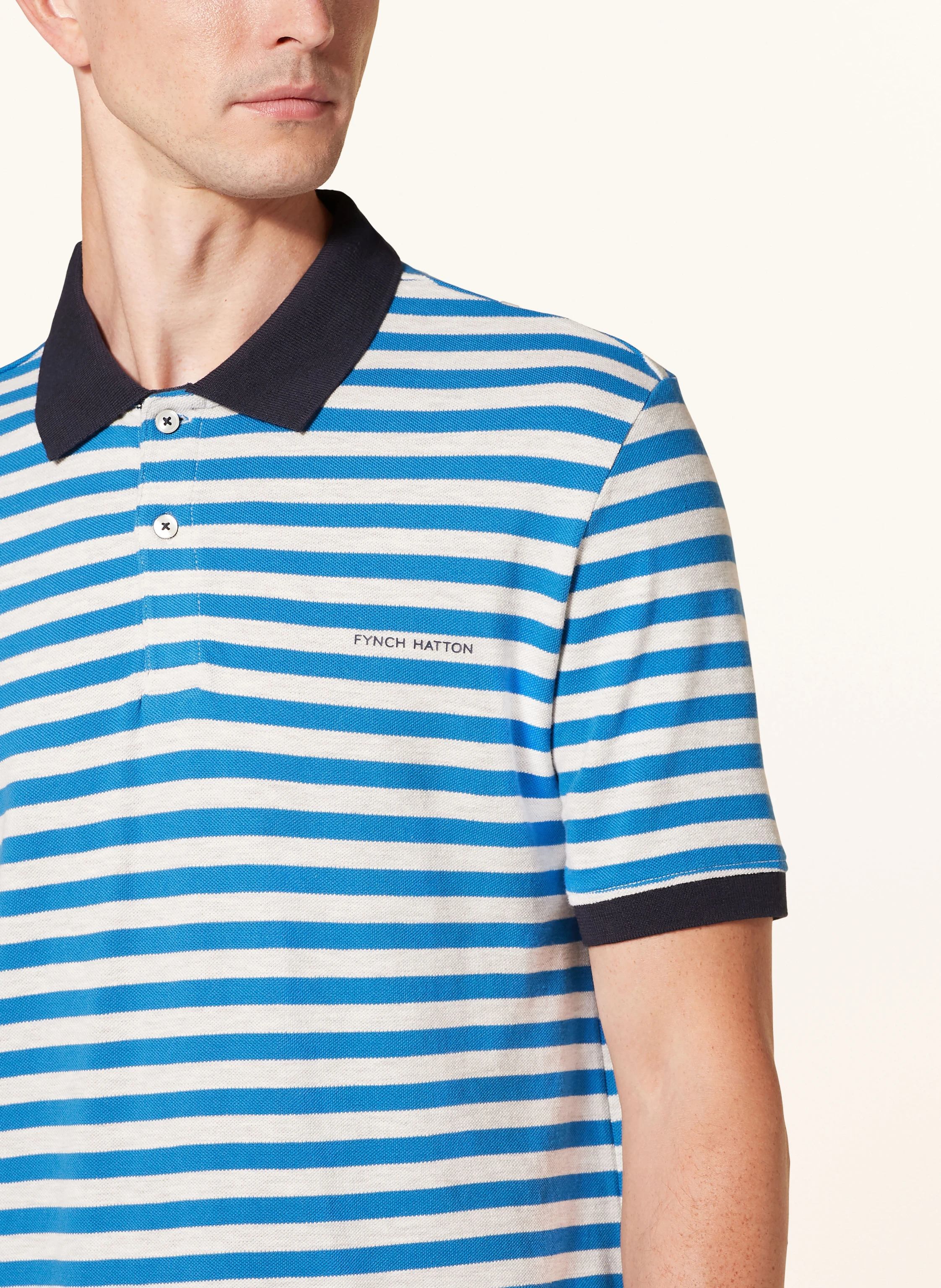 FYNCH-HATTON Piqué-Poloshirt