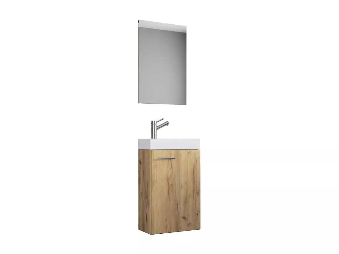 3pcs lavabo lavabo Slito miroir