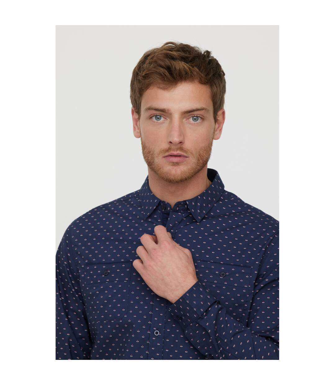 Chemise manches longues coton regular DIZO