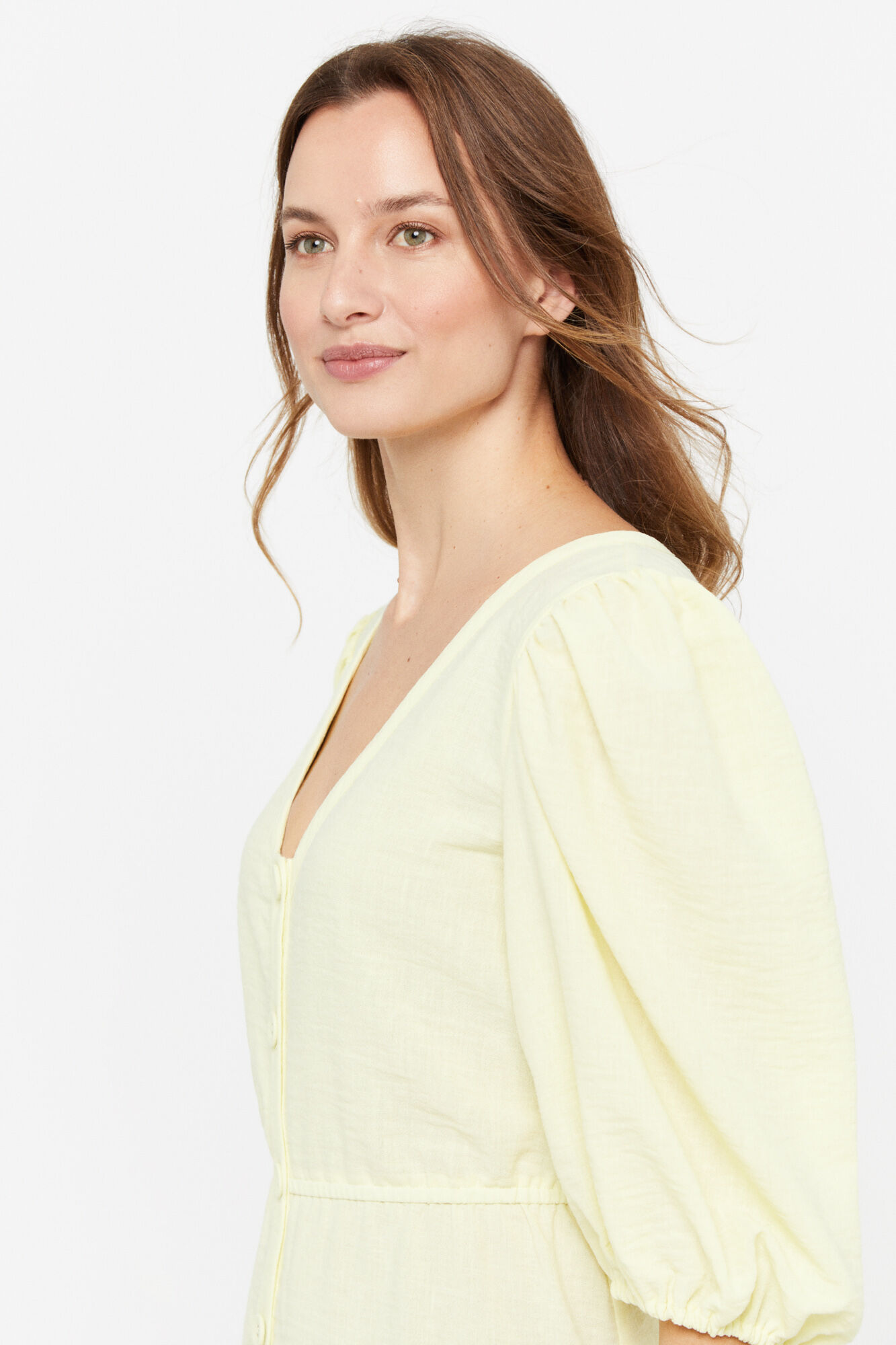 Vestido longo - Amarelo
