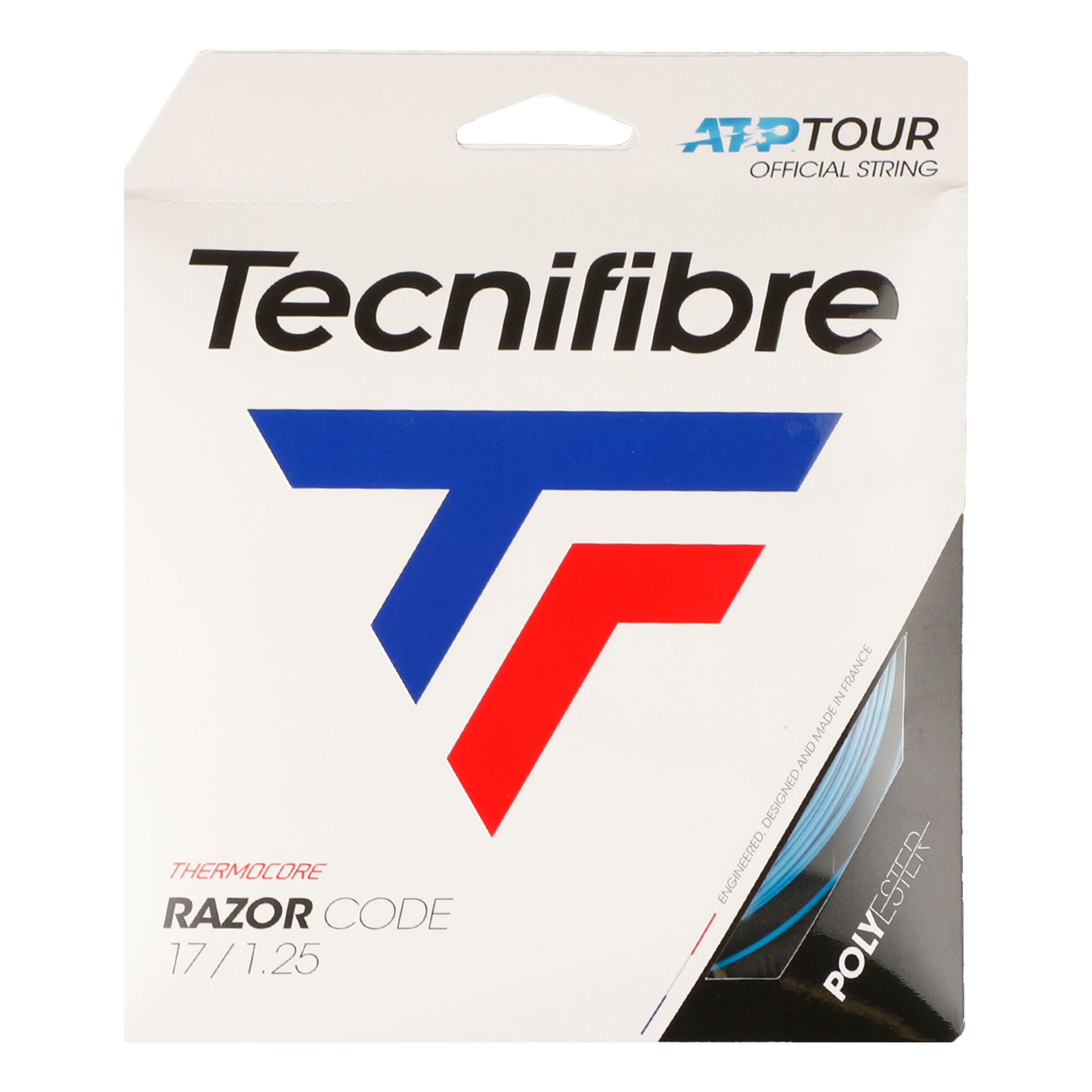 Tecnifibre Razor Code 12m Cordage En Garniture - Bleu