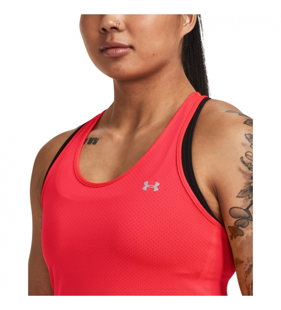 Under Armour Camiseta Armour Racer rosa flor