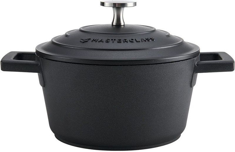 Braadpan, Gietaluminium, 16 CM, 1.4 L, Zwart - MasterClass