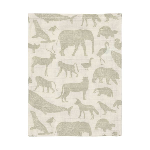 Jollein Animals Washandje - 3 Stuks - Nougat