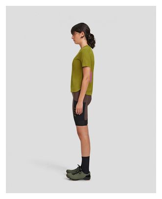 Maillot Manches Courtes Alt_Road Femme Vert Olive