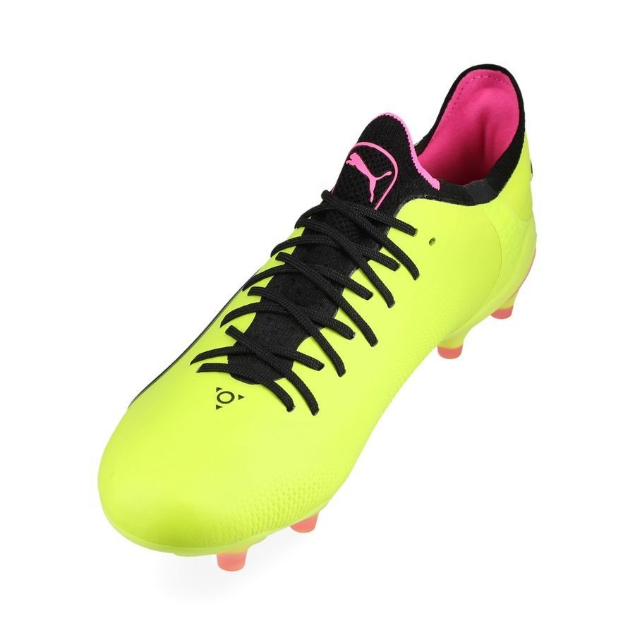 PUMA King Ultimate FG/AG Phenomenal - Electric Lime/Noir/Poison Pink Femme