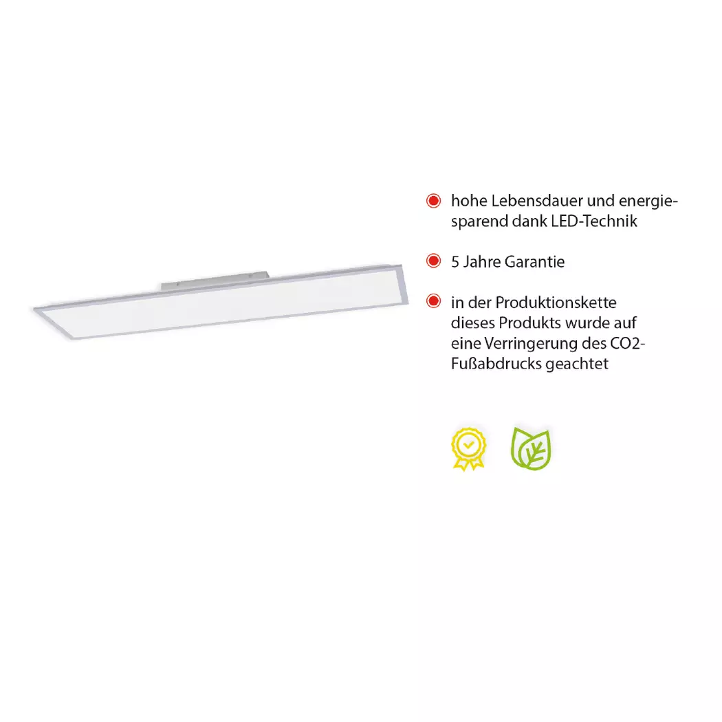LED-Deckenleuchte Flat