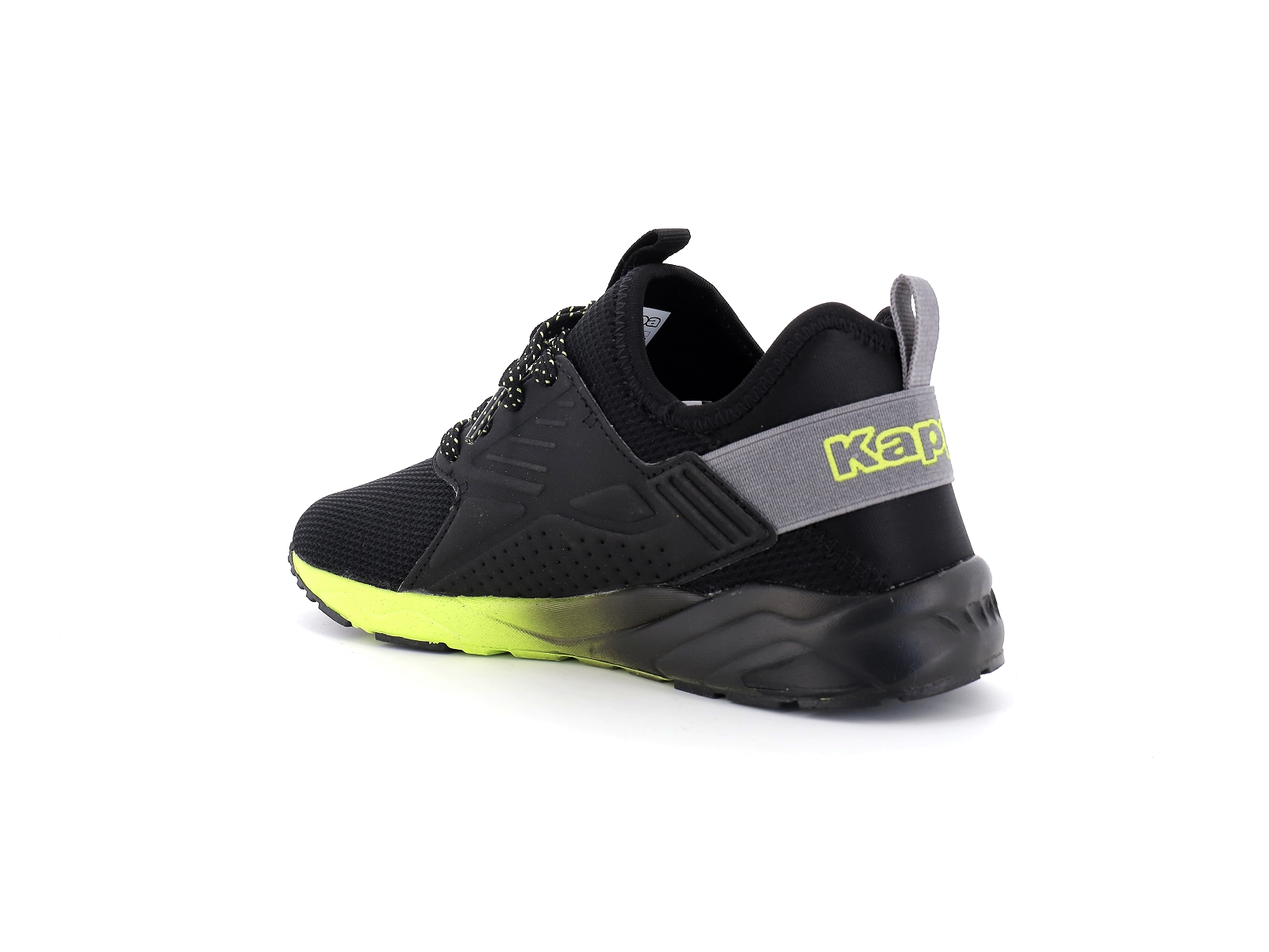 Kappa-35156HW Matières combinées Gris Jaune