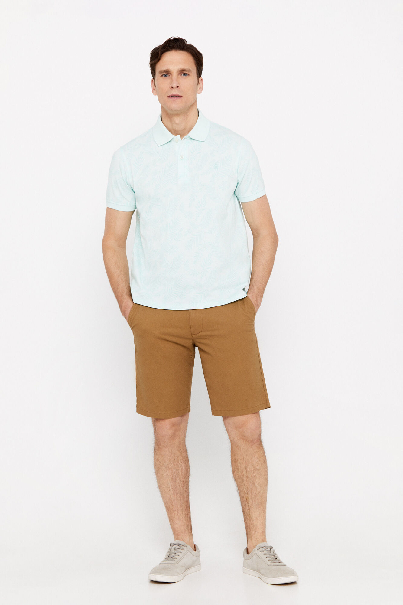 Polo estampada - Verde