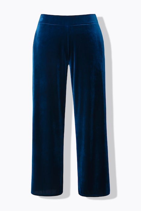 Samthose, weites Bein, elastischer Bund