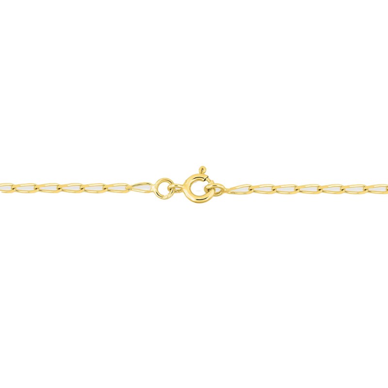 Bracelet Mixte 18 cm - Cheval - Or 18 Carats - Largeur 1.7 mm