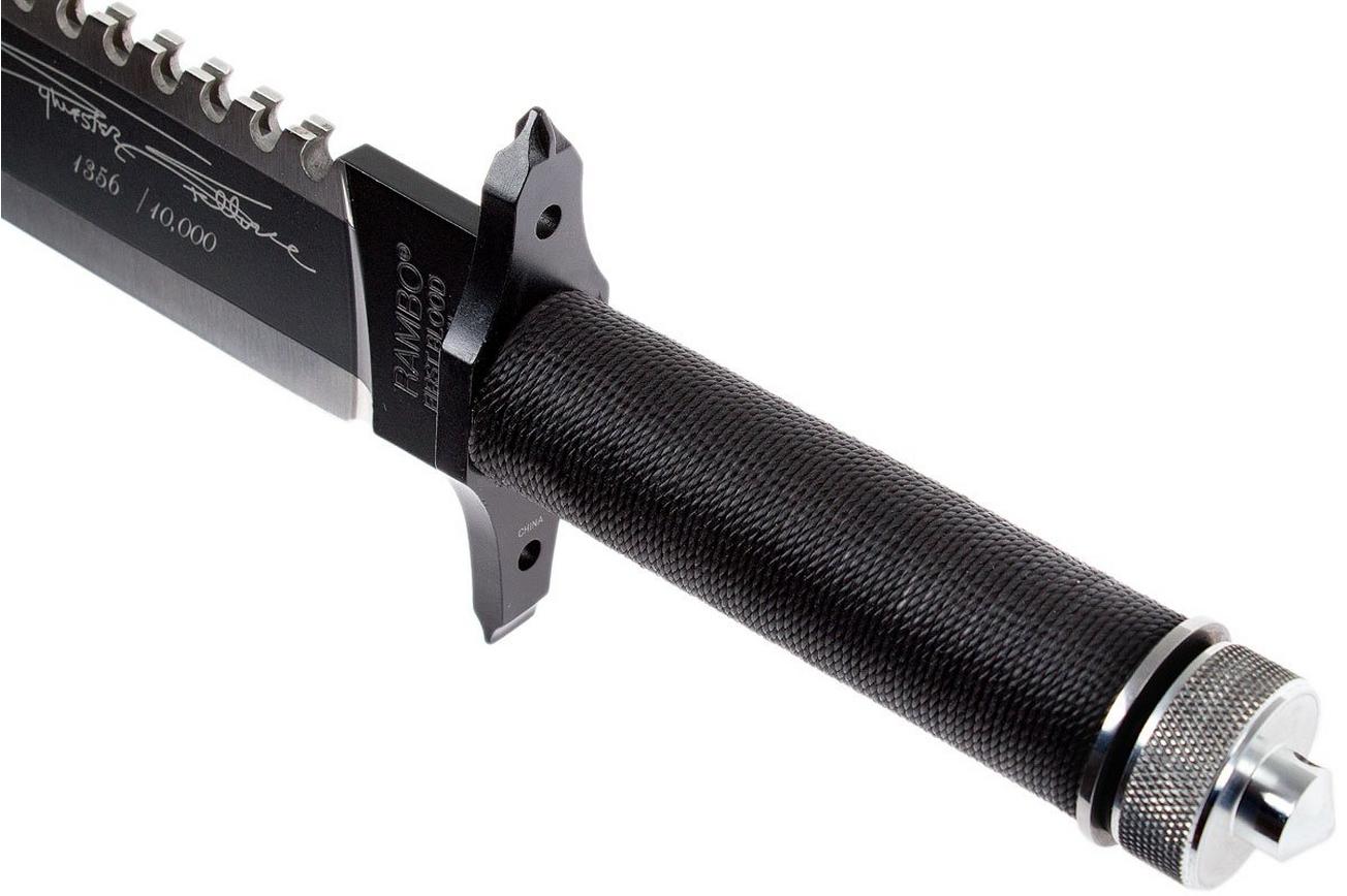 RAMBO knife First Blood Part II Signature Edition met survival kit, 9295