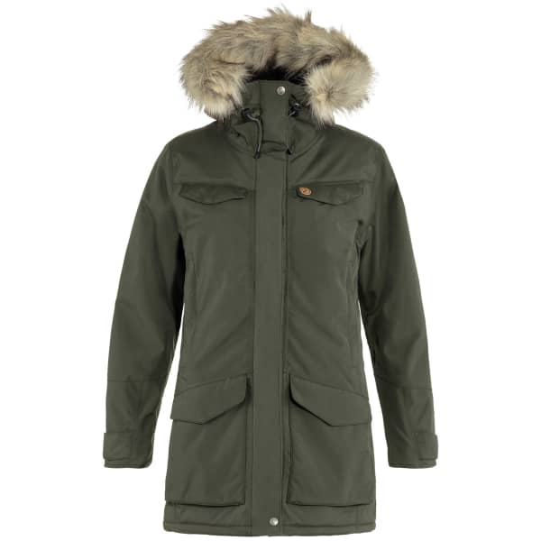 Veste FJALLRAVEN NUUK PARKA W DEEP FOREST