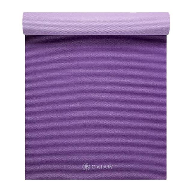 Gaiam Plum Jam 2-Color Yoga Mat 6mm Premium