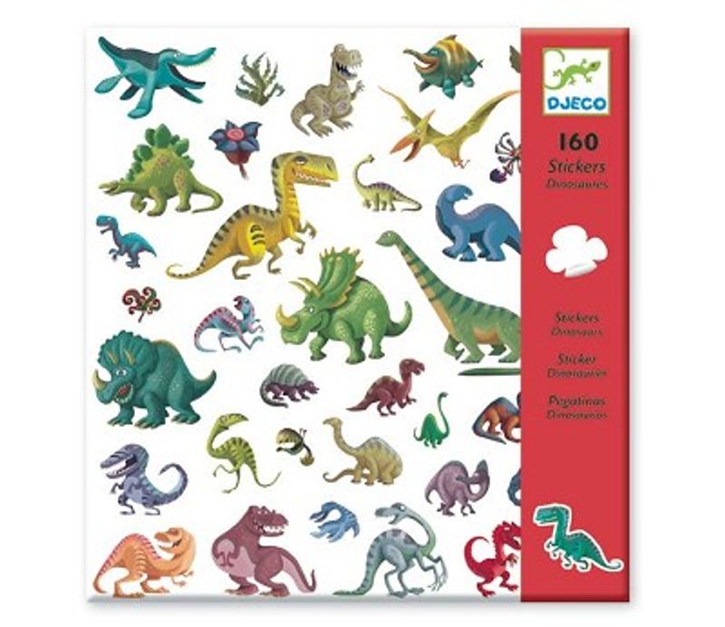 Djeco Klistremerker med Dinosaurer