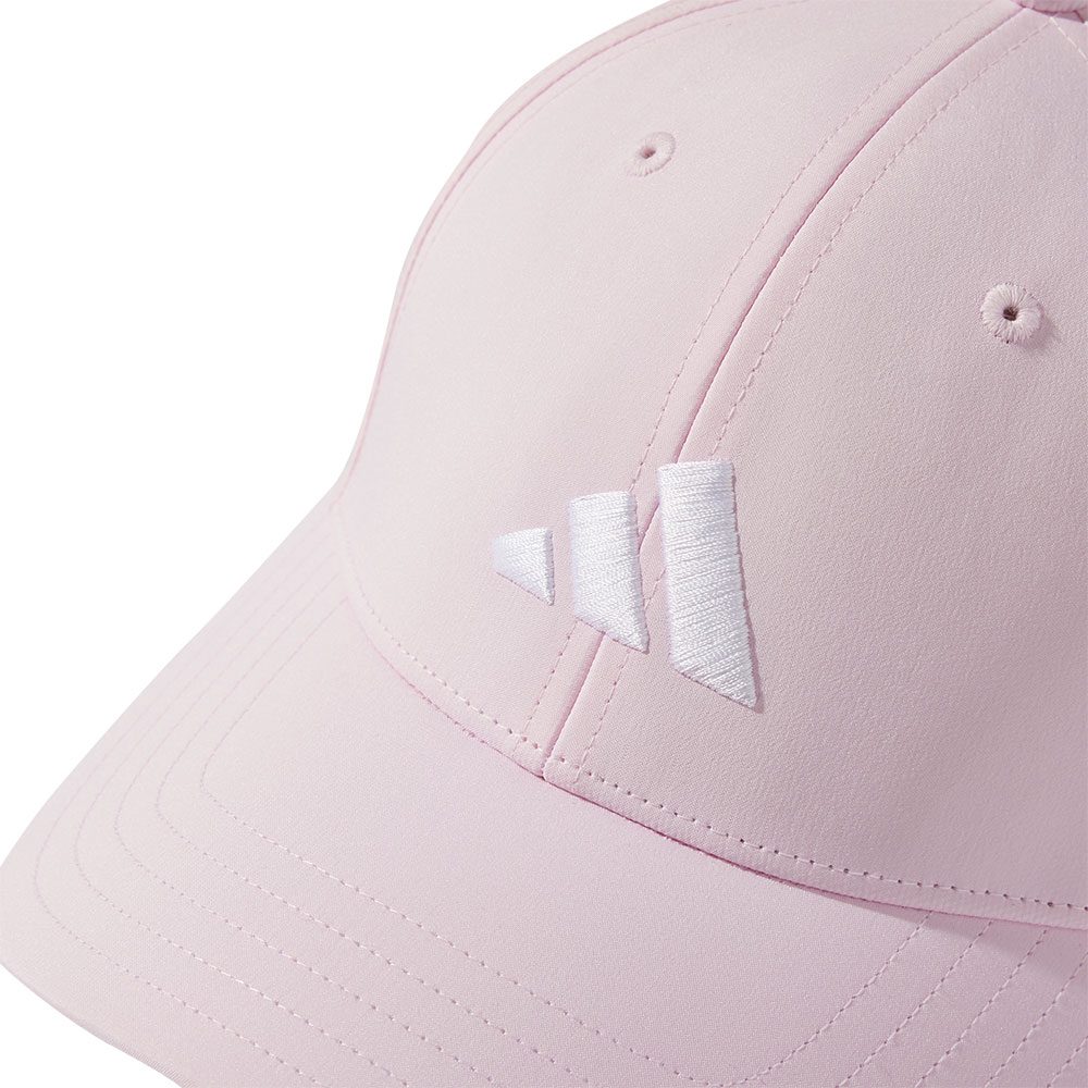 adidas New Logo Embroidered Baseball Kappe clear pink