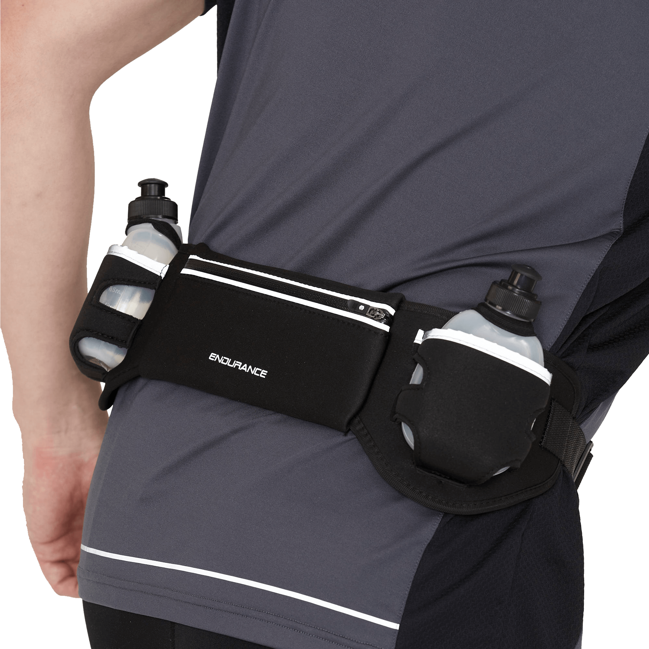Endurance Iskana V2 Running Bag With Bottles - Tilbehør sportsutstyr