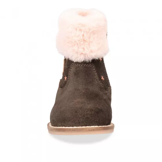 Bottines MARRON FREEMOUSS GIRL CUIR