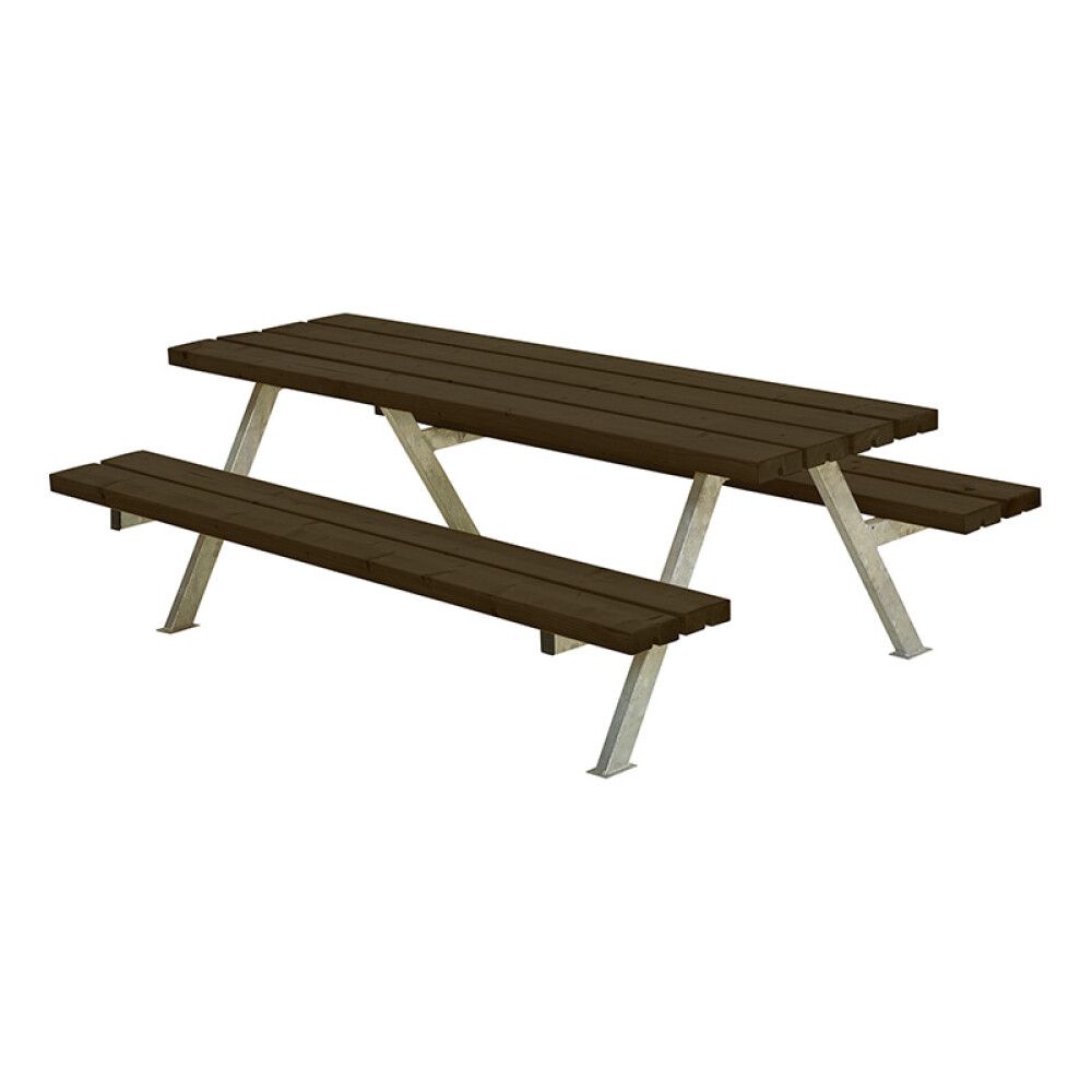 BENKESETT PLUS ALPHA JUNIOR SVART 177X118X57/32,5CM