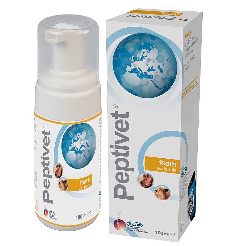 Peptivet Foam Huid Hond Kat Paard 100 ml | 13183