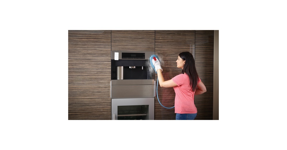 BLACK+DECKER1600W Steam-mop BHSM1615DAM-QS stoomreiniger  (Wit/blauw, Incl. SteaMitt, deltavoet en 17 accessoires)