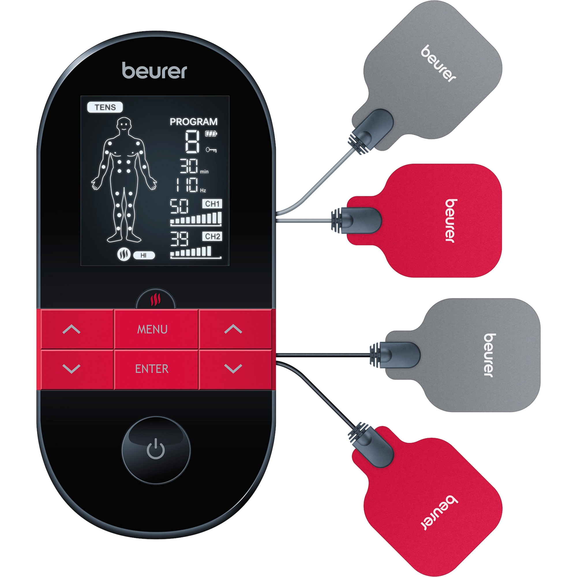 Beurer Massagegerät Digital TENS/EMS EM 59 Heat