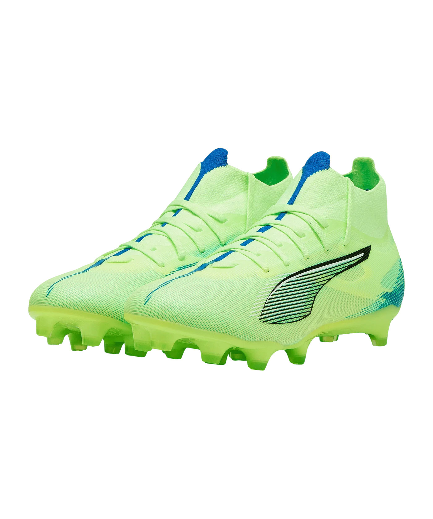 PUMA ULTRA 5 Match+ FG/AG Lights Out Damen Grün Weiss F03