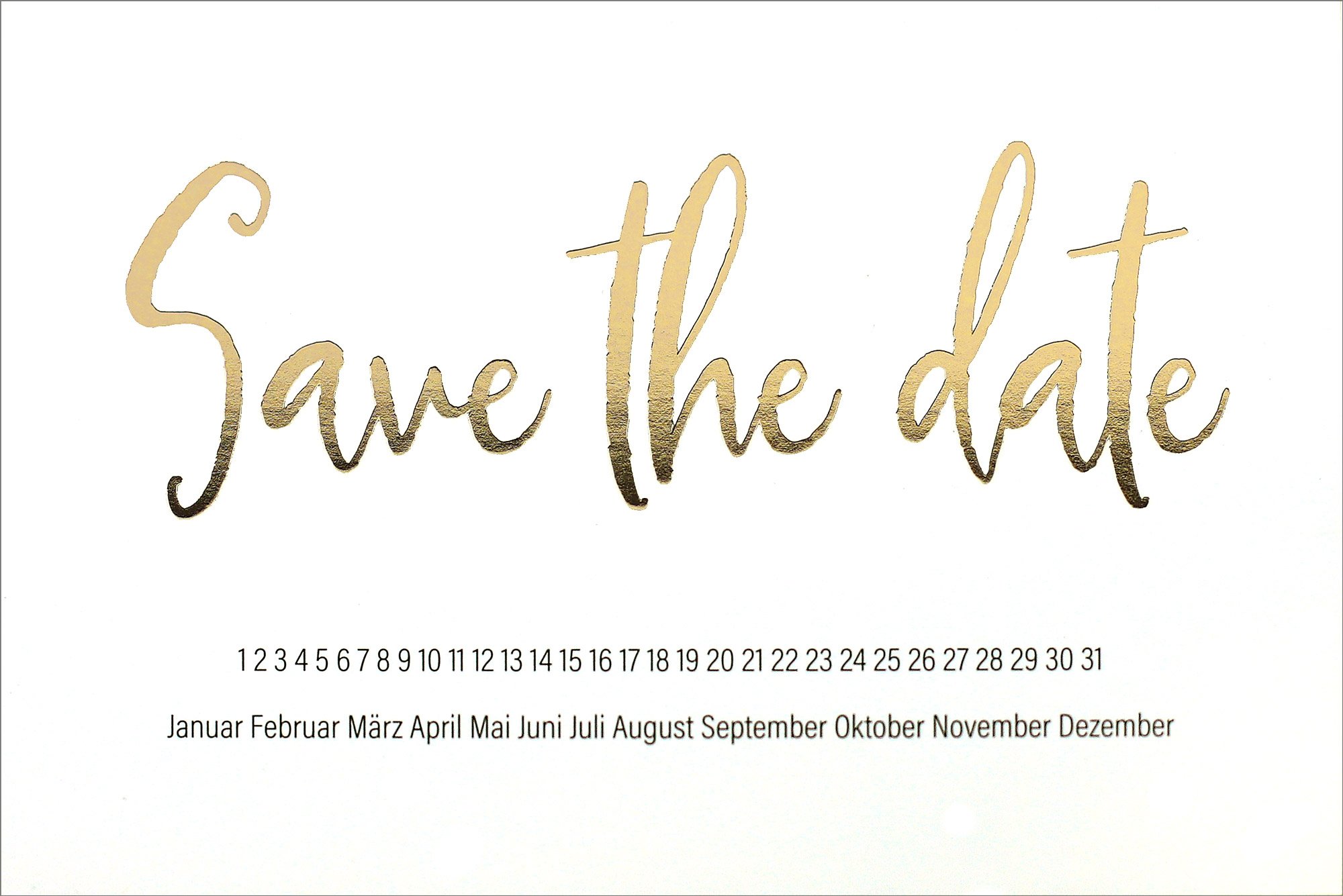 Postkarte 'Save the date' günstig bestellen