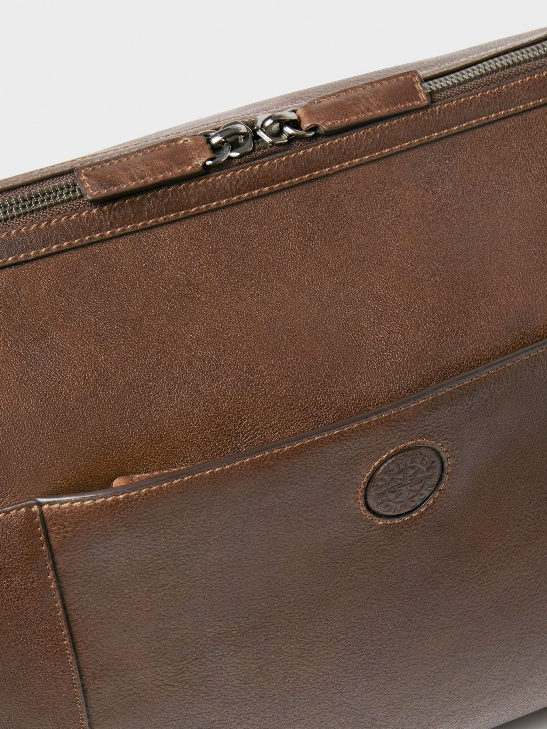 Osprey London - The Compass Stowaway bruine leren tas