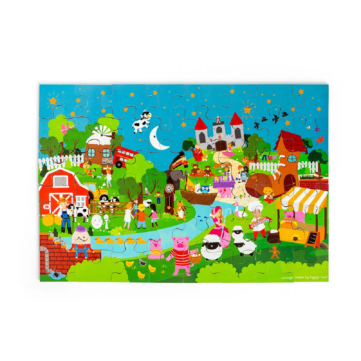 Bigjigs Toys Puzzle de sol Comptine