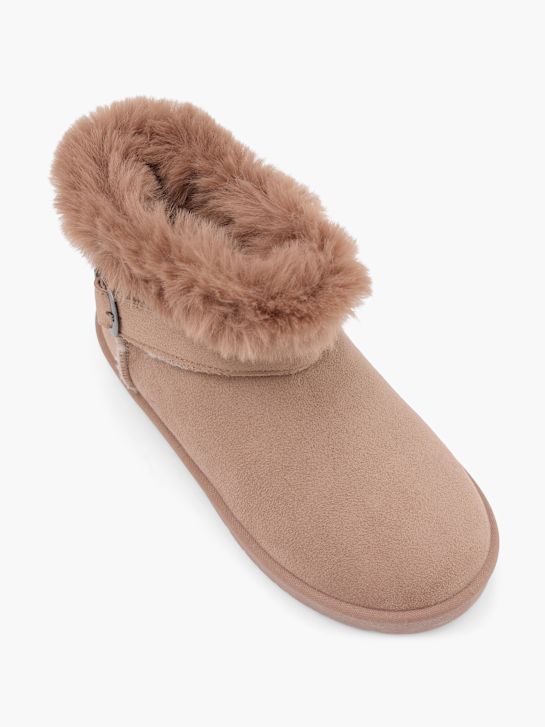 Graceland Plüsch-Hausschuh beige