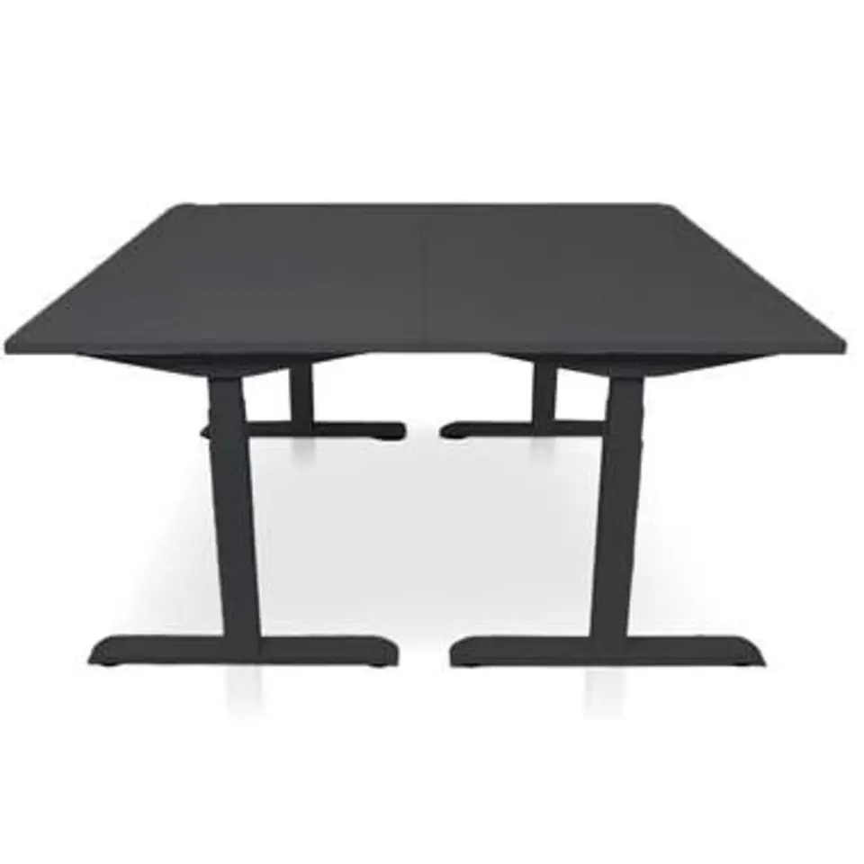 MRC PRO-L 2.0 elektrisch ARBO zit-sta bureau - 120x80 - zwart eiken