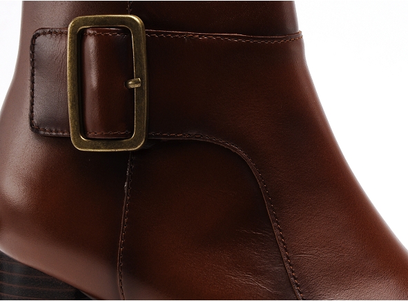 Mamzelle boots bottine talons femme lizaka marron