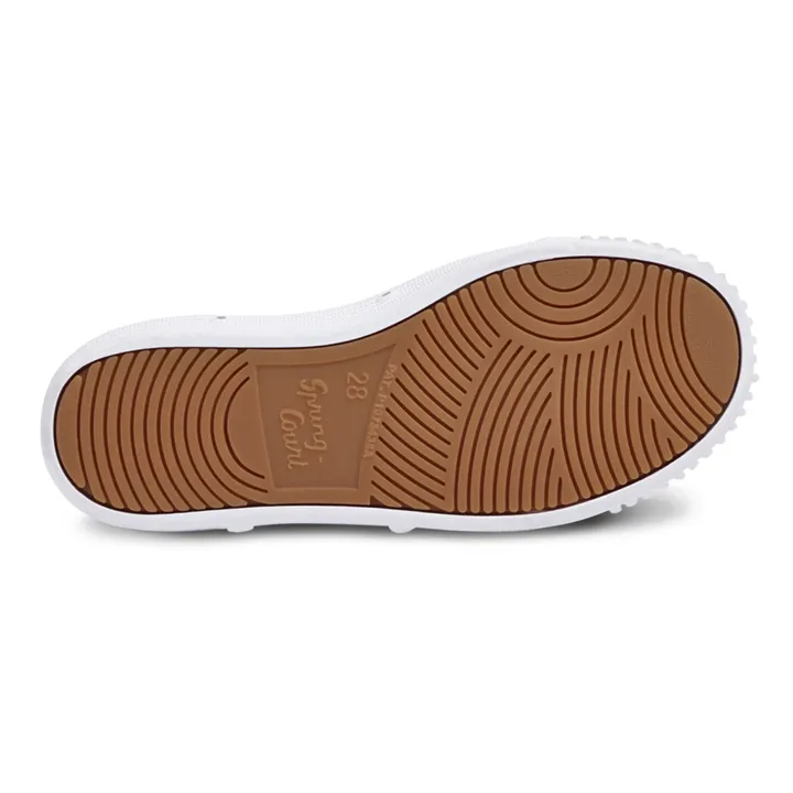 Spring Court Baskets Basses Scratchs G2 Nappa | Bleu marine
