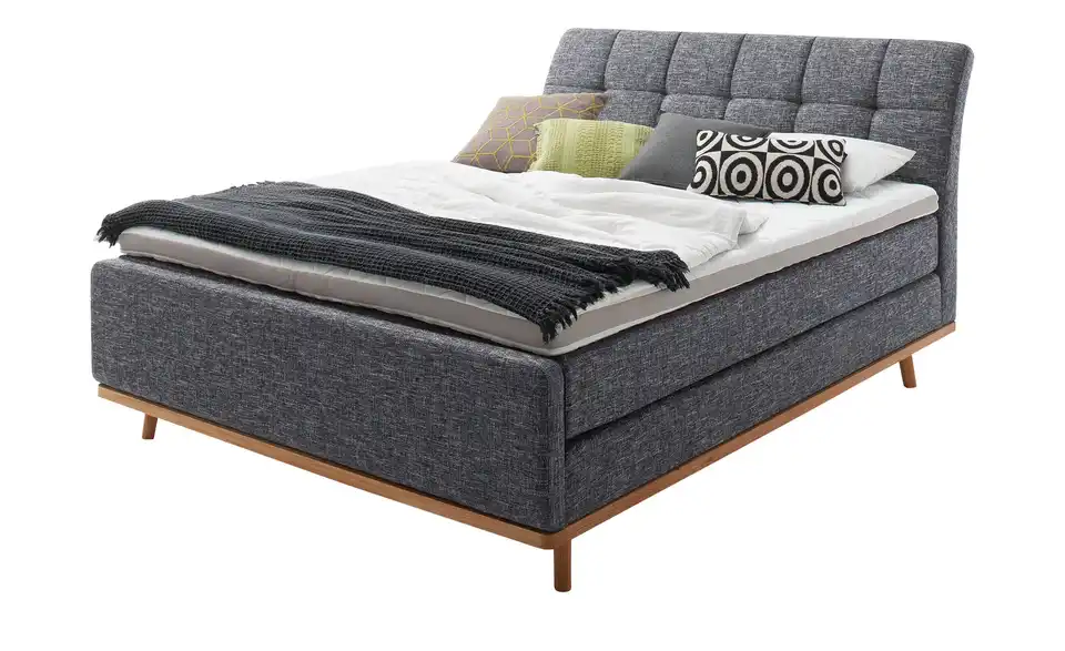 Boxspringbett Mila 160 cm H2 viscoelastischer Kern