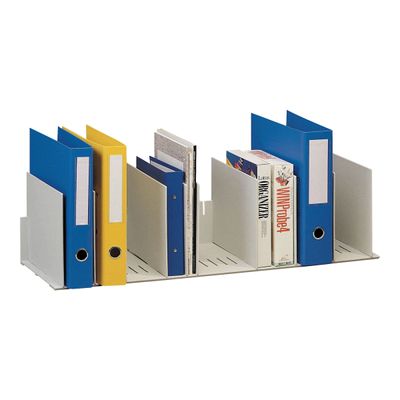 Trieur pour classeurs et documents - 10 séparateurs amovibles - L 92 cm - gris