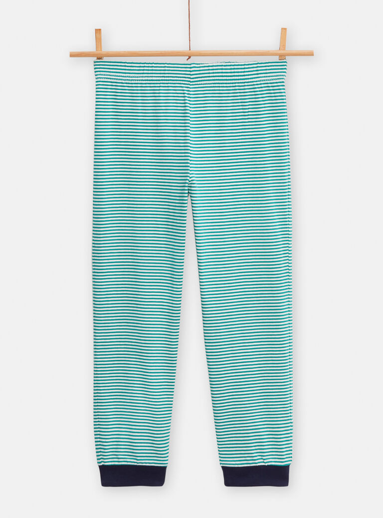 Pyjama bleu animation tigre pour garçon