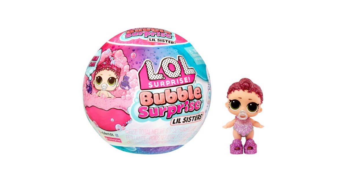 MGA EntertainmentL.O.L. Surprise! - Bubble Surprise Lil Sisters Speelfiguur  (Assortiment product)