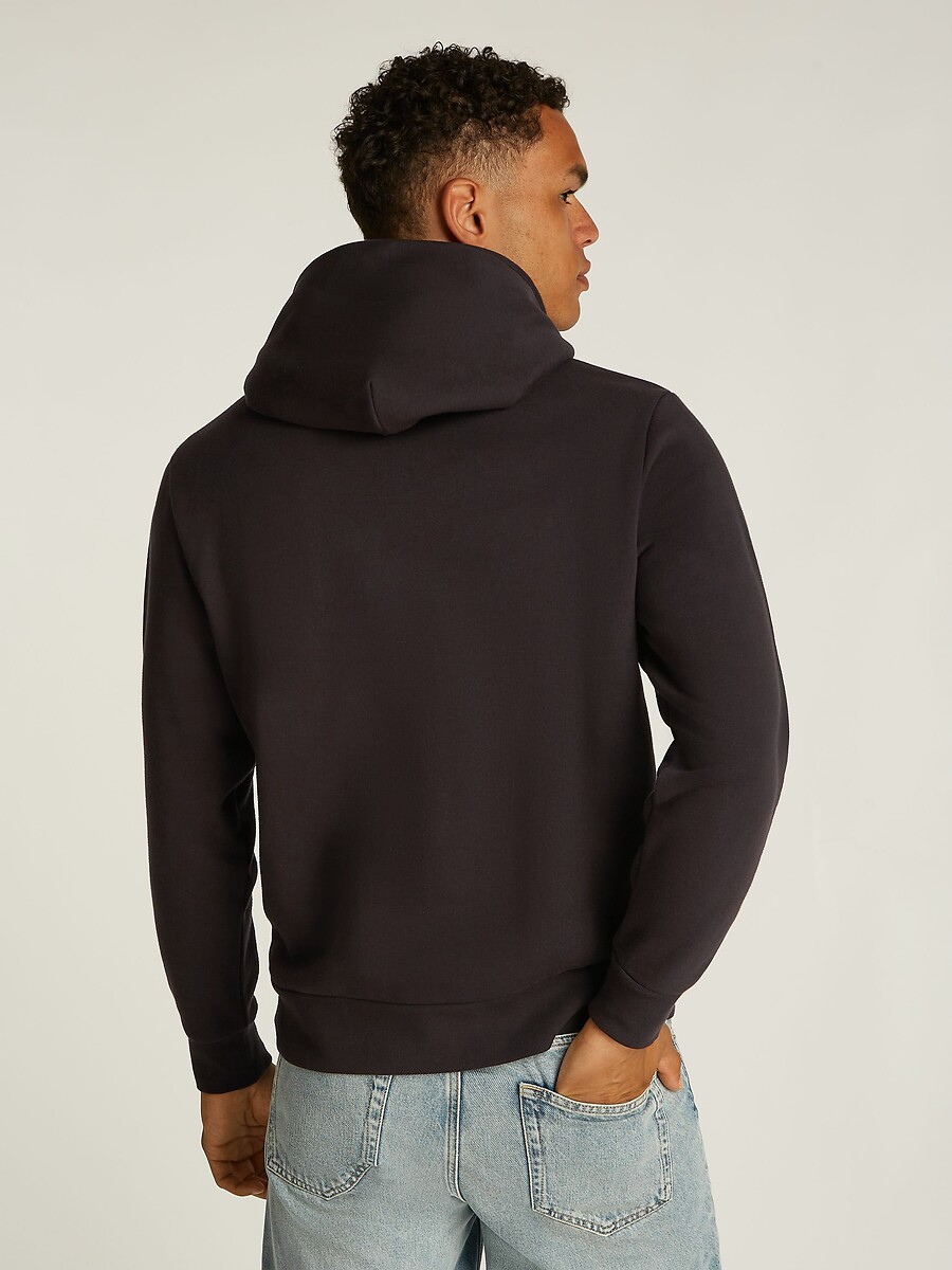 CALVIN KLEIN<br>Moletom com capuz e logotipo