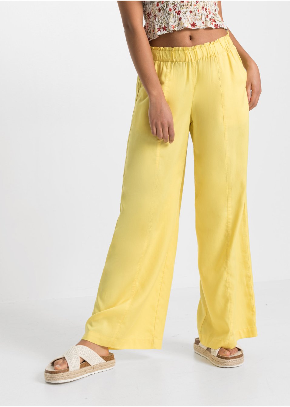 Pantalon large en Tencel