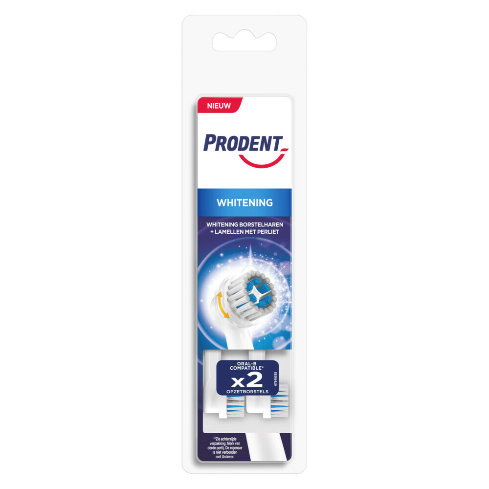 3x Prodent Opzetborstels White Now2 stuks