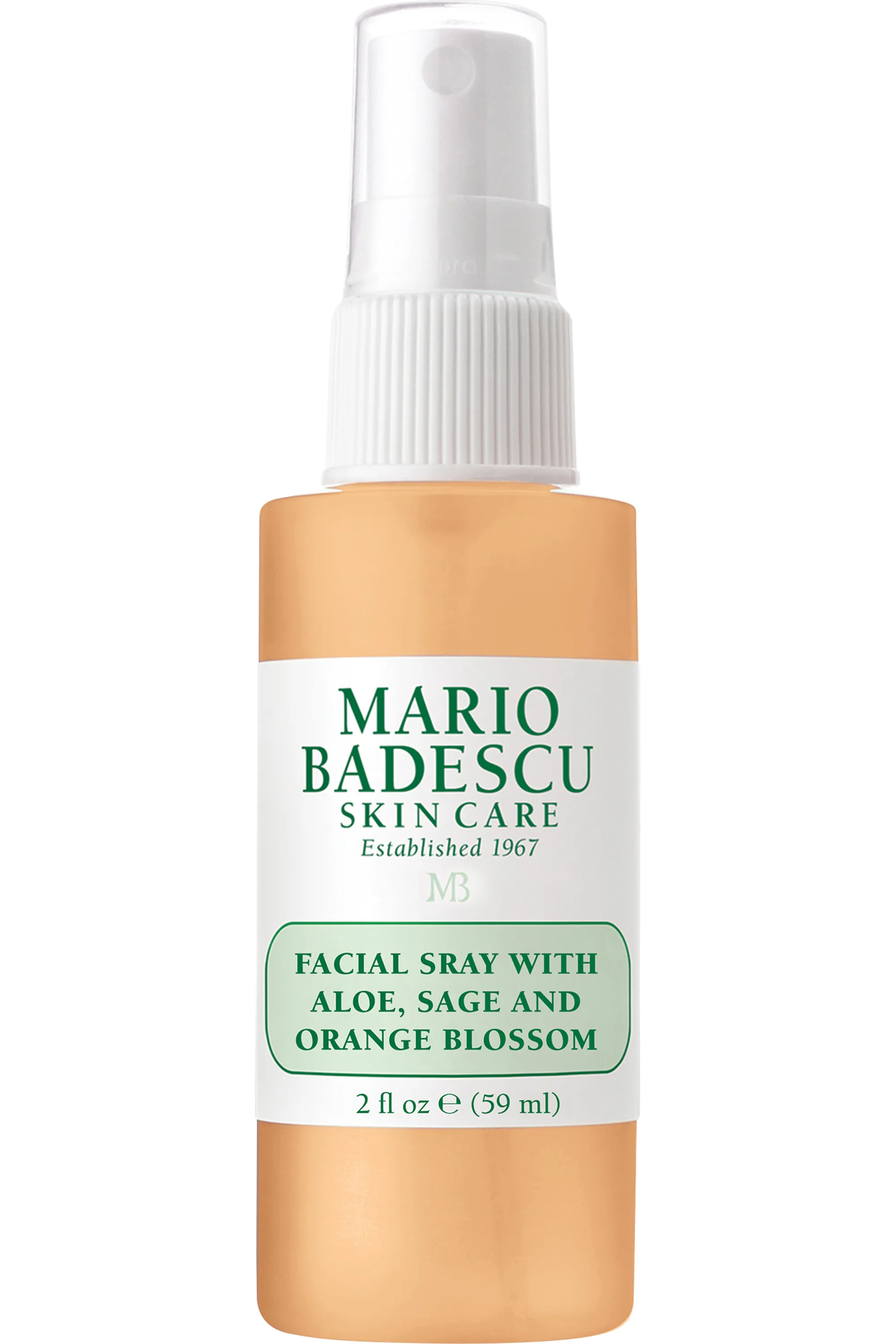 Mario Badescu Spray visage purifiant aloe vera sauge et fleur d’oranger-118 ml
