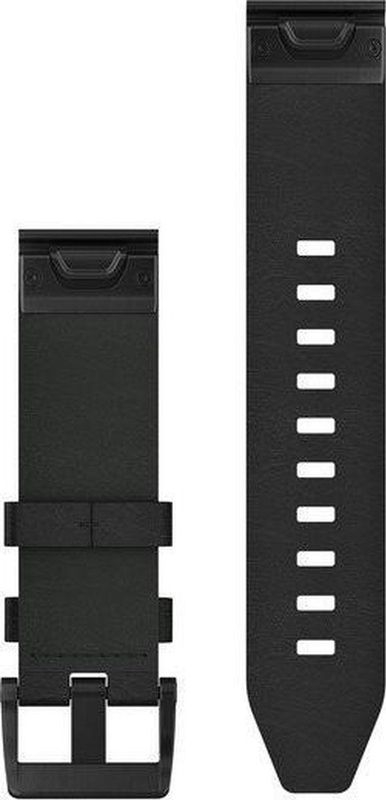 Garmin QuickFit Leren Horlogebandje 22mm Polsbandje Wearablebandje Zwart Leer