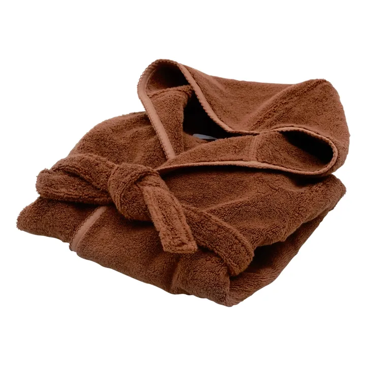 garbo&friends Peignoir de bain en coton | Cinnamon