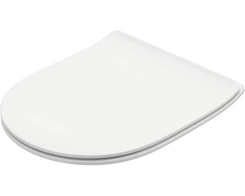REIKA Mito toiletzitting, wit, roestvrijstalen scharnieren, soft-close mechanisme en Quick&Clean