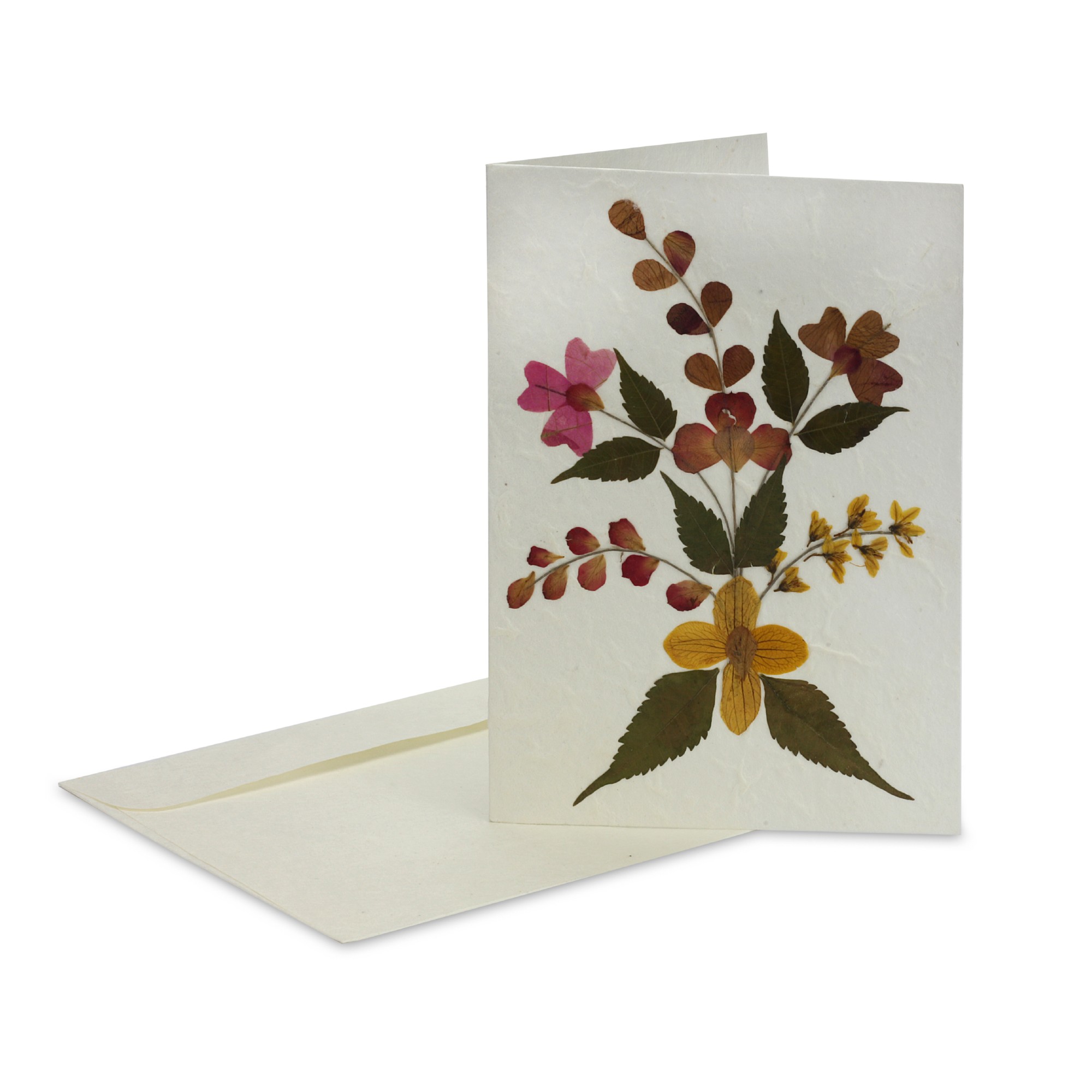 Grußkarte 'Blume', B 12,5 cm, H 18 cm günstig bestellen
