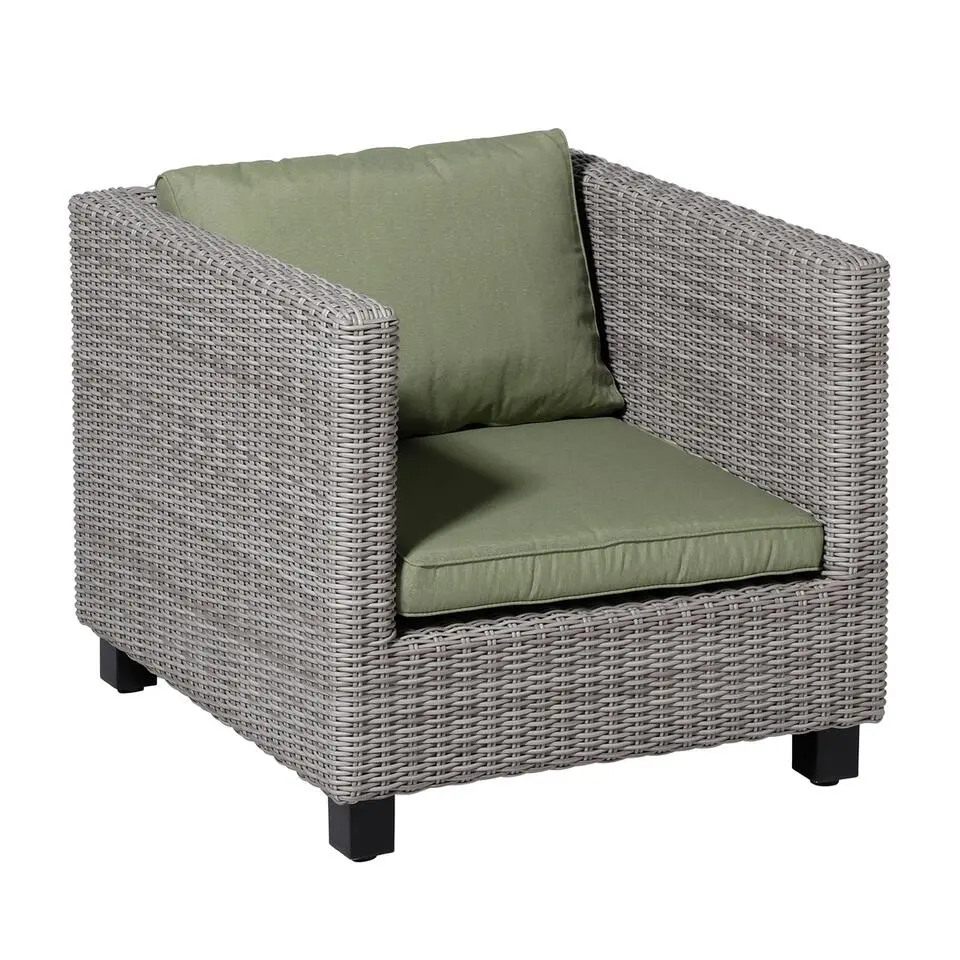 Madison - Lounge Rugkussen Panama sage - Ca. 40x60 cm - Set van 2