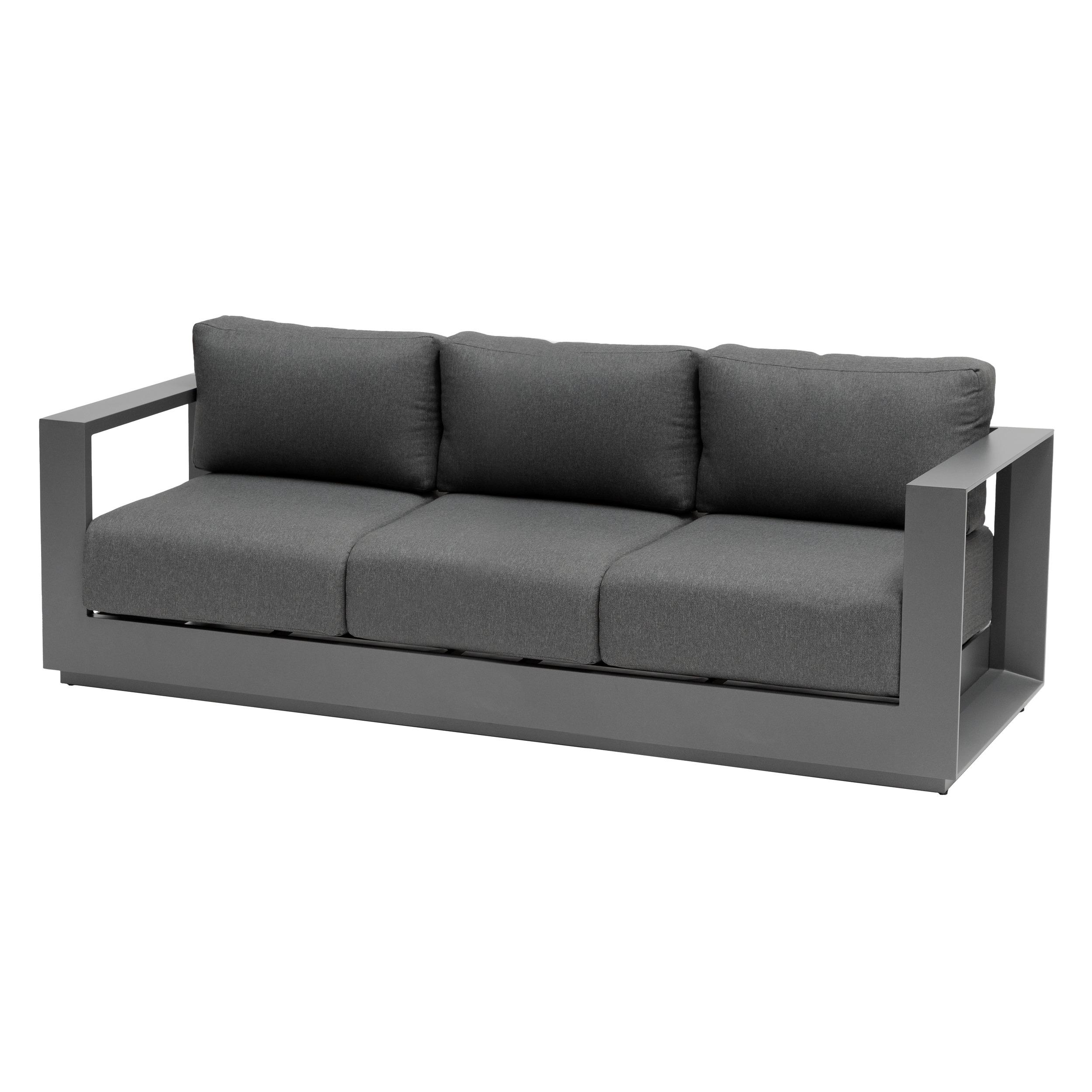 CANAPE ALLURE GRAPHITE 3 PLACES